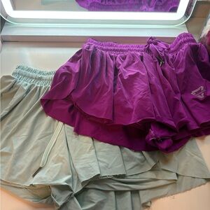 Purple and Blue Athletic Skorts